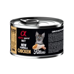ALPHA SPIRIT LATA GATO POLLO KITTEN 200 GR