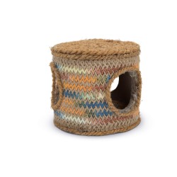 BARRIL DE FIBRA DE COCO PARA RASCAR Y ROER