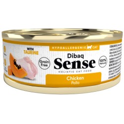 DIBAQ SENSE LATA POLLO CON PAPAYA ( MONOPROTEINA)